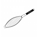 Kalagrillikorv mittenakkuv BBQ-grill Kalagrillimiskorv puidust k&auml;epide