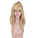 55 cm pikk parukas Cosplay Danganronpa Akamatsu Kaede kost&uuml;&uuml;m Dangan Ronpa V3 Killing Harmony kuumakindel s&uuml;nteetilisest juustest naiste parukas One Size khaki