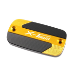 For Kymco Xtown X-Town 125i 300i X town 125 300 CNC Aluminum Motorcycle Front Brake Reservoir Fluid Tank Cover Oil Tank Glod 1 pieces yellow