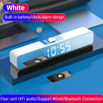 LED-teleri heliriba &auml;ratuskell AUX USB juhtmega juhtmeta Bluetooth-k&otilde;lar kodukino ruumiline heliriba arvutiteleri jaoks arvuti k&otilde;lar beež