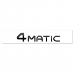 3D Letters ABS Chrome EQC400 4MATICi embleemi kleebised EQC 400 tagumise pagasiruumi auto kujundamiseks 4MATIC must
