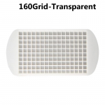 160 ruudustikuga mini silikoonist j&auml;&auml;alus j&auml;&auml;kuubikud kokkupandav j&auml;&auml;vorm j&auml;&auml;murdja j&auml;&auml;resti kandik v&auml;ike kandiline vorm j&auml;&auml;masin silikoonvorm puhas