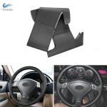 Subaru Forester Outback Legacy 2005 2006 2007 autole k&auml;sitsi &otilde;mmeldud rooli kate must perforeeritud nahk black