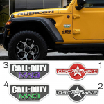 3D Metal Duty MW3 Oscarmike autokleebism&auml;rk II maailmas&otilde;ja embleemi kleebised autotarvikud 1