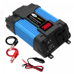500 W toiteinverter DC 12V kuni AC 110V autolaadija muundur kahe USB-pordiga 8 ohutuskaitse 300-110