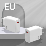 67 W kiirlaadimisadapter iPhone'ile Xiaomi Huawei Samsung Oneplus OPPO USB laadija kiirlaadija 5.0 QC5.0 mobiiltelefonide laadijad EU valge