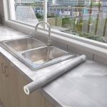 60cm * 1M/3M/5M/k&ouml;&ouml;k veekindel, &otilde;likindel, tulekindel, paksendatud marmorist tapeet, seina niiskuskindel, isekleepuv seinakleebis 60cm*5m