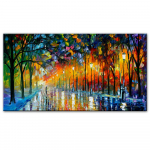 Abstraktsed maastiku&otilde;limaalid, prinditud l&otilde;uendile seinakunstid, plakatid ja v&auml;ljatr&uuml;kid kaasaegsed seinapildid elutoa sisekujunduseks Cuadrose taust 50x100cm