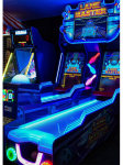 Neon Synthwave Arcade Zone Unistuste plakatid L&otilde;uendimaalimism&auml;ng M&auml;ngutoa seinakunsti pilt kohvikule Klubiruumi kodukaunistus 21x30cm No Frame