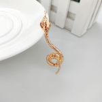 Moedisain Snake Ear Stud Naiste ehted Elegantne k&otilde;rvar&otilde;ngas naiste peole K&otilde;rvar&otilde;ngad K&otilde;rvaklamber Left Ear h&otilde;be