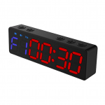 Mini j&otilde;usaali taimer taaslaetav stopper, kaasaskantav loendur/&uuml;leskell koos magnetilise tagak&uuml;ljega koduj&otilde;usaali jaoks Red and blue font