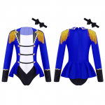 Lapsed, lapsed, t&uuml;drukud, ringmeistrid, tsirkus, v&auml;ljam&otilde;eldud kost&uuml;&uuml;m, pikkade varrukatega tutu kleit, trikoo, Halloweeni cosplay-peo komplektid 11-12 Years sinine