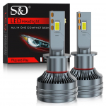 2tk 160000LM auto LED esituli H1 H7 LED H8 H11 9005 HB3 9006 HB4 9012 Hir2 kaug-/l&auml;hituled 100W auto tuled pirnid autod turbolamp 12V H1