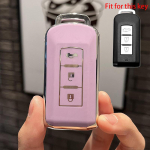 TPU auto kaugjuhtimispuldi v&otilde;tme&uuml;mbrise katte korpus Mitsubishi Outlander ASX Pajero LANCER Sport Eclipse Cross kaitsetarvikutele Key Case valge