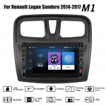 8-tolline Android Renault Logan Sandero 2014-2017 jaoks koos nupunupuga auto CarPlay raadio video multimeedia GPS-m&auml;ngija 2+32 GB 1+32GB