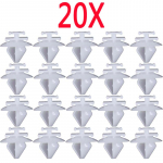 V&auml;lisuks, k&uuml;lgliistud p&otilde;rutusriba TrimClip Peugeot 106 206 207 306 307 806 1007 Partner Expert Citroen C2 C3 Pluriel Picasso Berlingo Saxo l&auml;hetamine 20X