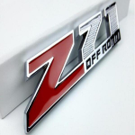 Dsycar 3D Metal Z71 OFF ROAD Auto kleebise embleemim&auml;rk F/ord V/olvo N/issan M/azda Ho/nda T/oyota C/hevrolet jaoks punane