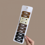 Piimakohvi juukseklamber k&uuml;ljeklamber tukk klamber katkise juukseklamber Lihtne kvaliteetne BB-klamber naistele pea tagak&uuml;lje k&uuml;ljeklambri v&otilde;lu