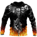 Moodsad 3D Skull Printiga kapuutsid Meestele S&uuml;gisuued kampsunid Hip Hop Trend Harajuku Vintage riided Kvaliteetsed lahtised topid 6XL gray