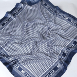 Kvaliteetsed luksuslikud siidist sallid peapael Sallid kaelasall naistele kett siidist sall naiste dekoratiivne sall 90*90cm must