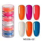 ROSALIND 6 tk/komplekt neoonpulber integreerige 6 v&auml;rvi &uuml;hes ere LED/UV lamp 6g