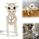 Lehma luukere Halloweeni kaunistus Lehma kolju tugi Halloweeni kodukaunistuseks
