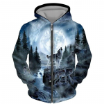 Lahedad 3D hunditr&uuml;kiga t&otilde;mblukuga kapuutsid Mood Meeste/naiste t&auml;navar&otilde;ivad kapuutsiga jakk Mantel Unisex vabaaja Hip Hop Pullover Pusad L