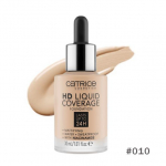 [CATRICE] Catrice HD vedela katvusega jumestuskreem k&otilde;rge ja loomuliku katvusega vegan ja julmusevaba NIATSIINAMIDEGA 30ml helebeež v&auml;rv