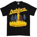 DOKKEN UNDER LOCK AND KEY BLACK ROCK BAND Unisex T-s&auml;rk S