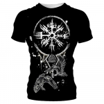 Retro 3D meeste T-s&auml;rk Mood Lihtne Plus Size vabaaja l&uuml;hikeste varrukatega suvised t&auml;navariided Meeste r&otilde;ivaste top 6XL