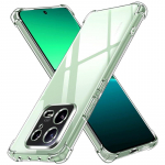 Kukkumiskindel Heavy-Duty ARMOR selge &uuml;li&otilde;hukesest silikoonist TPU telefoni &uuml;mbris XIAOMI 12 Lite 13 / 13 Lite / 13T Pro / 14 12X jaoks XiaoMi 14 Pro valge