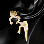 1 tk Creative Fashion Animal Lizard Stud k&otilde;rvar&otilde;ngad &ndash; pidulikud k&otilde;rvar&otilde;ngad meestele, ehete aksessuaarid kollane