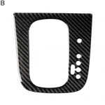 Auto s&uuml;sinikkiust paneeli trimmi k&auml;iguvahetus kleebisele VW Golf 6 R MK6 2008-2012 B must