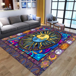 Imeilusad Mandala lillelised 3D-prindiga vaibad elutoa jaoks magamistoa sisekujundusega vaip Pehme flanellist kodu voodip&otilde;randamatt M&auml;nguala vaibad 80x120cm