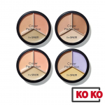 [The SAEM] Cover Perfection Triple Pot peitekreem 4,5 g + 4,1 g X 4 v&auml;rvi Correct Beige