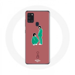Samsung Galaxy A21S Case Squid Game Ji Yeong Number 240 ja Kang Sae Byeok Number 067