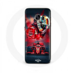 &Uuml;mbris Samsung Galaxy S6 edge Vormel 1 Sebastian Vettel F1 Driver Red jaoks