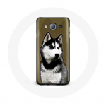&Uuml;mbris Samsung galaxy J7 2016 Siberian Husky jaoks