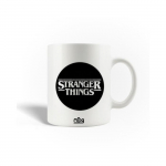 Mug en C&eacute;ramique Stranger Things logo Fond noir