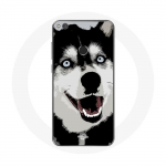 &Uuml;mbris Huawei P8 Lite 2017 Siberian Husky Blue Eyes jaoks
