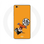 Huawei P8 Lite Goku Dragonball Z Child Anime &uuml;mbris