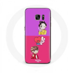 &Uuml;mbris Samsung Galaxy S6 BTS Bangtan BT21 Tata V Chimmy Jimin jaoks