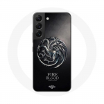 &Uuml;mbris Samsung Galaxy S21 FE Troonide m&auml;ngu Targaryen of Fire and Blood jaoks
