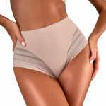 L-3XL naiste l&auml;bipaistvast v&otilde;rgust triibulised vormivad alusp&uuml;ksid hingavad veniv j&auml;&auml;siidist v&ouml;&ouml;kohaga p&uuml;ksid alusp&uuml;ksid 3XL