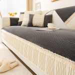 Prantsuse kreemjas diivanipadi 2024 uus Four Seasons universaalne diivanikatte riidest padi 70*70