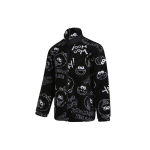 Adidas Neo X Sesame Street T&auml;istr&uuml;kiga Fliisist Pikkade Varrukatega Jakk Unisex Jakk Must HD7299 M