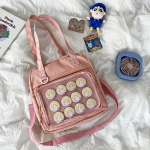 Jaapani stiilis Kawaii Itabag nukkudele suured k&auml;ekotid Uued nailonist koolikotid teismelistele t&uuml;drukutele kaasas &otilde;lakott JK Crossbody kott