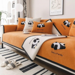 Panda tikitud diivanikate, moodne universaalne libisemiskindel diivanir&auml;tiku &scaron;enill-kangast &uuml;hev&auml;rviline diivanikate elutuppa, neli aastaaega 70X70cm 1pc