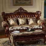 Euroopa Vintage Jacquard Diivanikatted Elutoa Diivanikate Libisemisvastane Kate K&auml;etoe R&auml;tik Mooduldiivani Kate Armrest 50 x 60cm brown