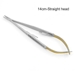 14cm/16cm Castroviejo n&otilde;elahoidja hambaravi ortodontiliste implantaatide hamban&otilde;elahoidjad Hambaarstivarustus 14cm straight head